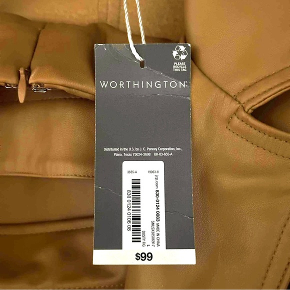 HP🎉 NWT Worthington Leather Jacket - Picture 2 of 6